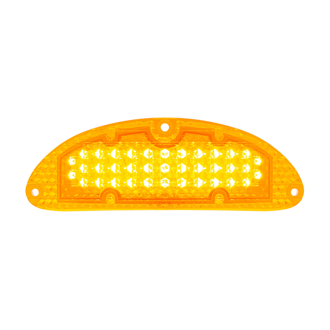 37 Amber LED Sequential Parking Light For 1955 Chevy Passenger Car - Amber Lens - View 3