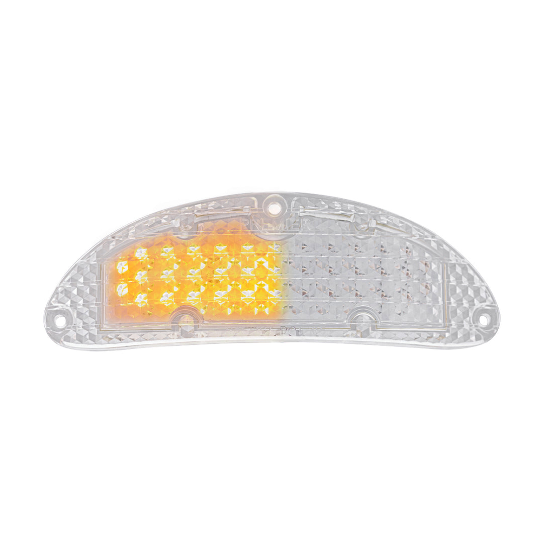 37 Amber LED Sequential Parking Light For 1955 Chevy Passenger Car - Clear Lens - View 2