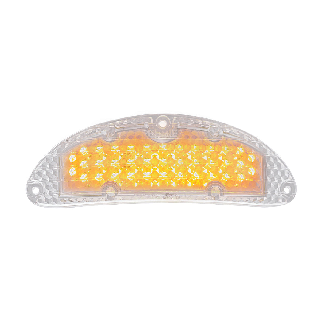 37 Amber LED Sequential Parking Light For 1955 Chevy Passenger Car - Clear Lens - View 3