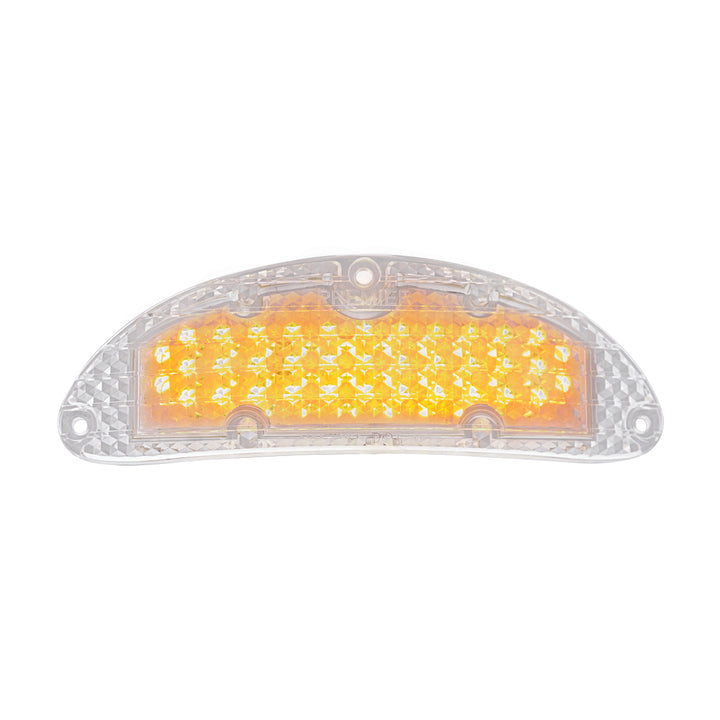 37 Amber LED Sequential Parking Light For 1955 Chevy Passenger Car - Clear Lens - View 3
