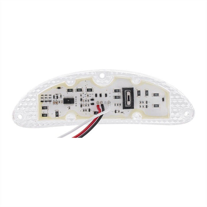 37 Amber LED Sequential Parking Light For 1955 Chevy Passenger Car - Clear Lens - View 7
