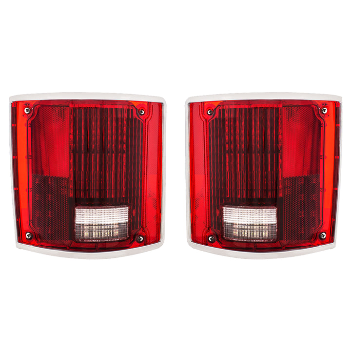 LED Sequential Tail Light Set With Trim For 1973-1987 Chevy &amp; GMC Truck (Pair) - View 4
