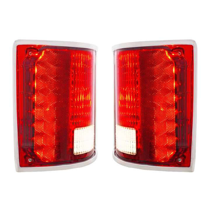 LED Sequential Tail Light Set With Trim For 1973-1987 Chevy &amp; GMC Truck (Pair) - View 5