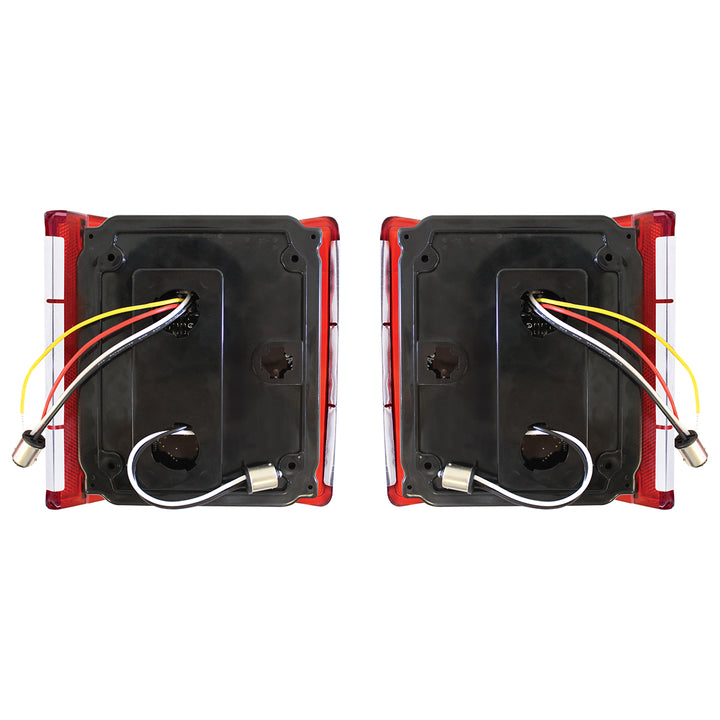 LED Sequential Tail Light Set With Trim For 1973-1987 Chevy &amp; GMC Truck (Pair) - View 7