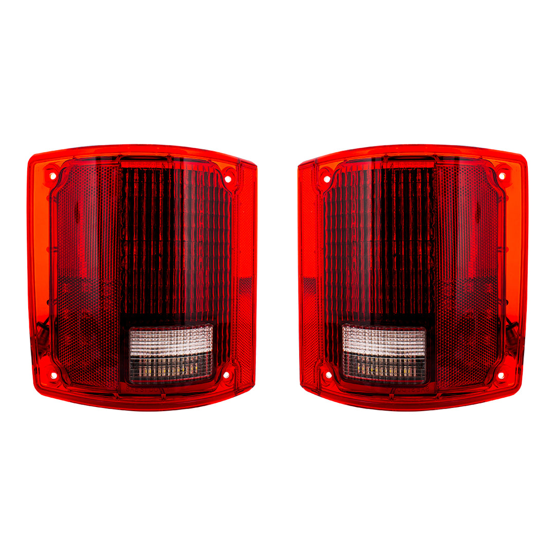 56 LED Sequential Tail Light Set Without Trim For 1973-1987 Chevy &amp; GMC Truck (Pair) - View 4