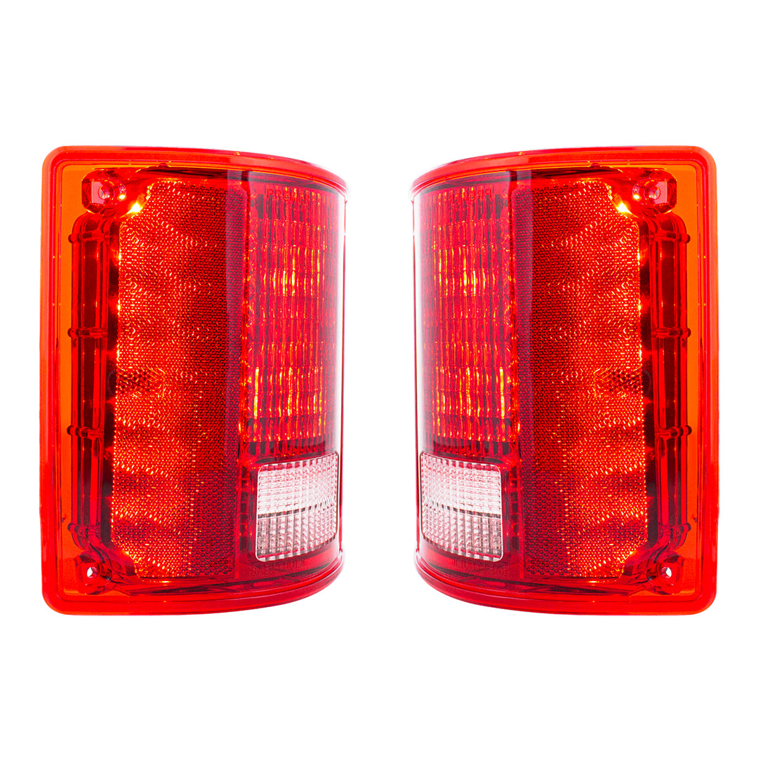56 LED Sequential Tail Light Set Without Trim For 1973-1987 Chevy &amp; GMC Truck (Pair) - View 5