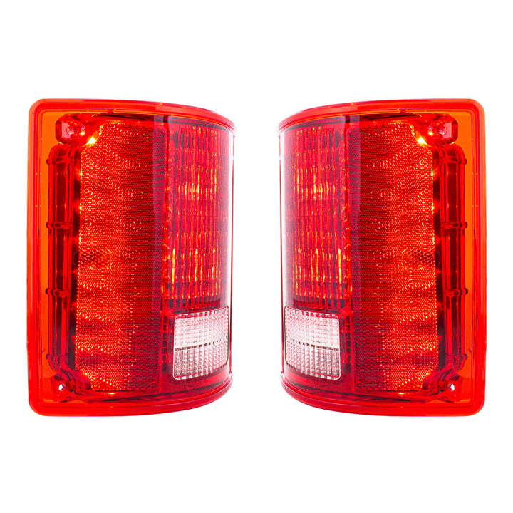 56 LED Sequential Tail Light Set Without Trim For 1973-1987 Chevy &amp; GMC Truck (Pair) - View 5