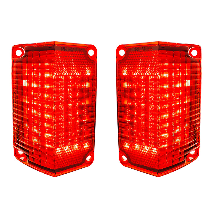30 LED Tail Light Set For 1968-1969 Chevy El Camino/Station Wagon (Pair) - View 1