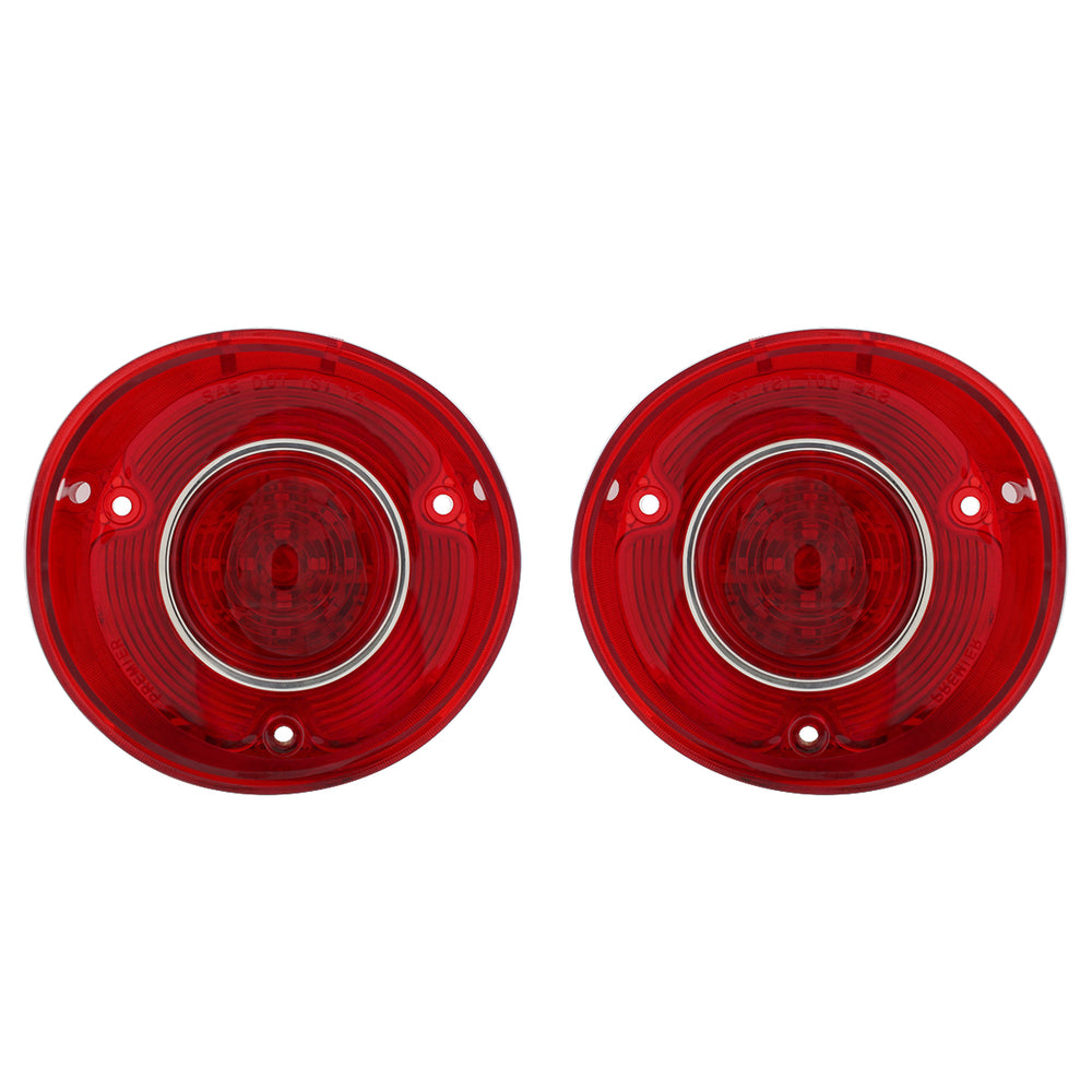 42 LED Tail Light Set With Stainless Steel Trim For 1972 Chevy Chevelle SS/Malibu (Pair) - View 2