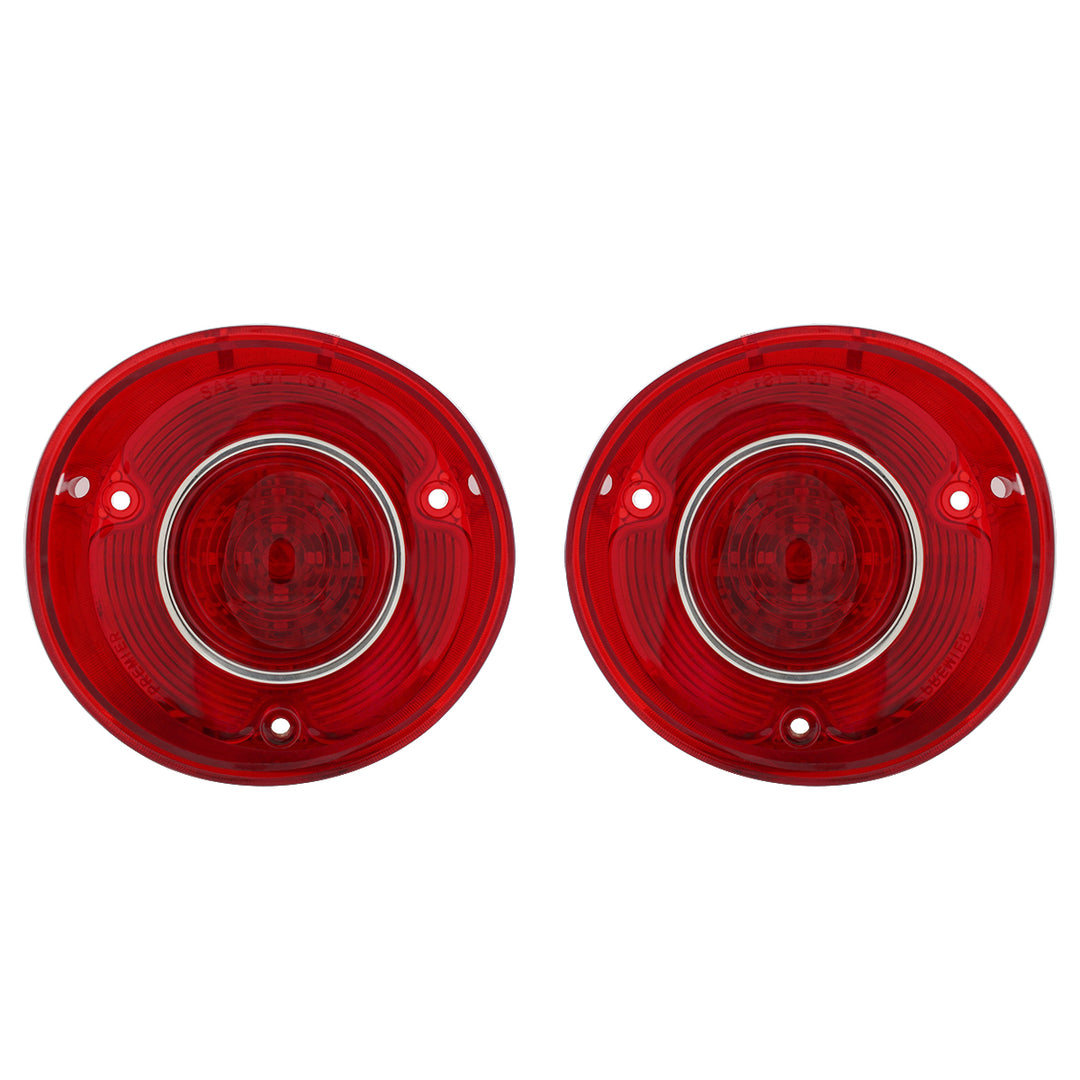42 LED Tail Light Set With Stainless Steel Trim For 1972 Chevy Chevelle SS/Malibu (Pair) - View 2