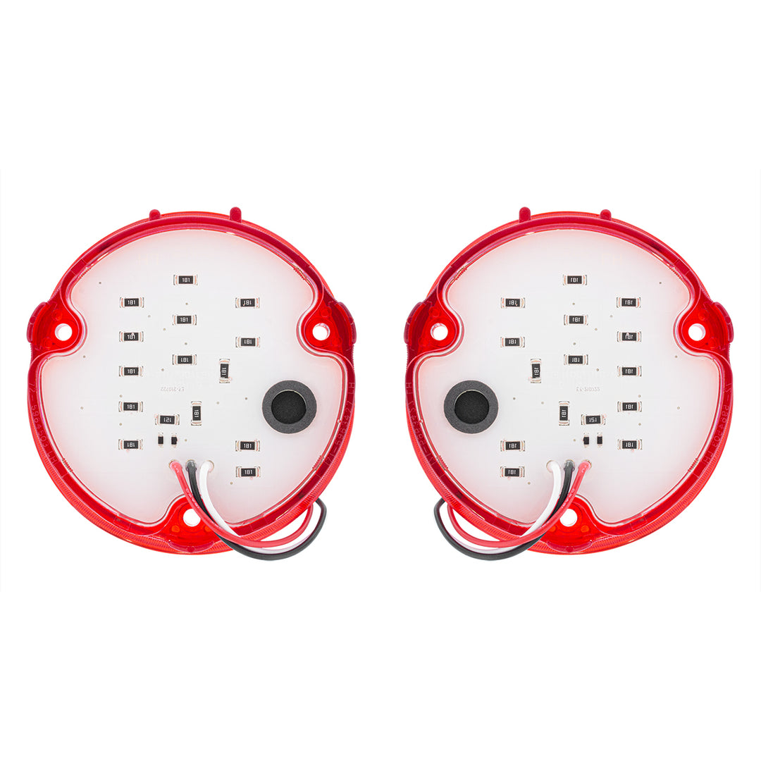 42 LED Tail Light Set With Stainless Steel Trim For 1972 Chevy Chevelle SS/Malibu (Pair) - View 6
