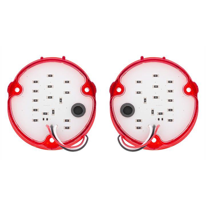 42 LED Tail Light Set With Stainless Steel Trim For 1972 Chevy Chevelle SS/Malibu (Pair) - View 6