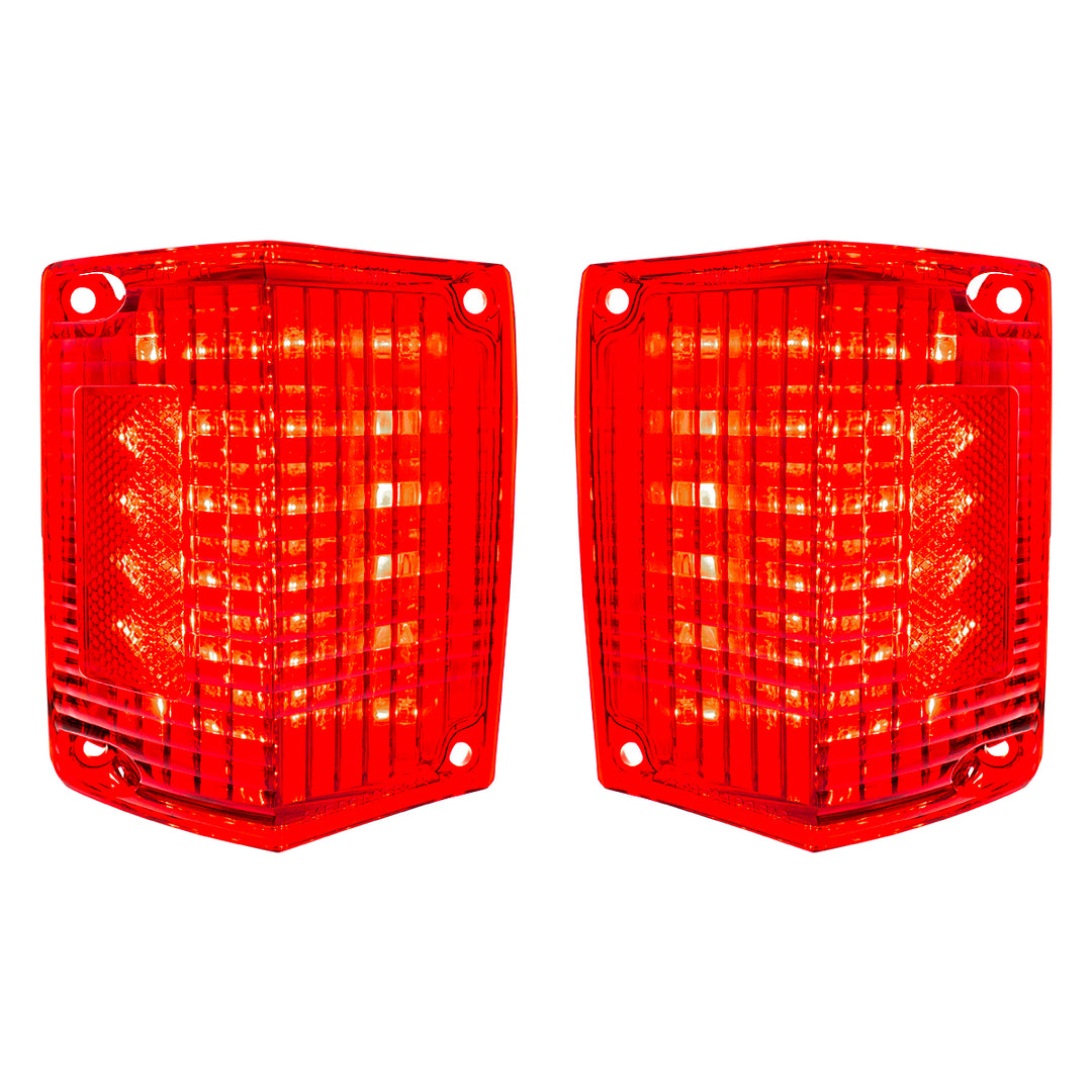 36 LED Tail Light Set For 1970-1972 Chevy El Camino/Station Wagon (Pair) - View 1
