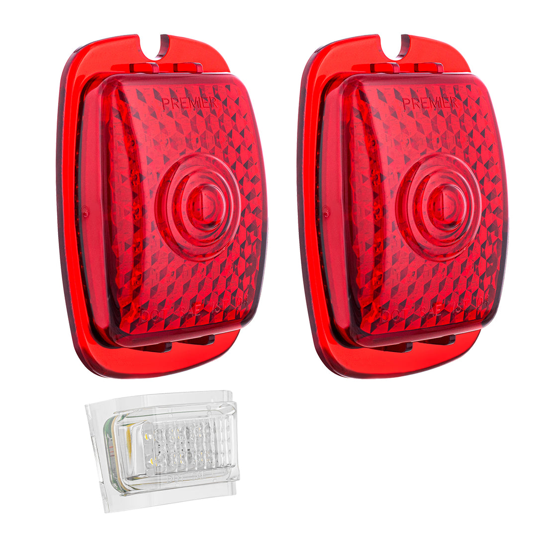 27 LED Tail Light With 6 LED LP Light Set For Chevy Passenger Car (1937-1938) &amp; Truck (1940-1953) (Pair) - View 4