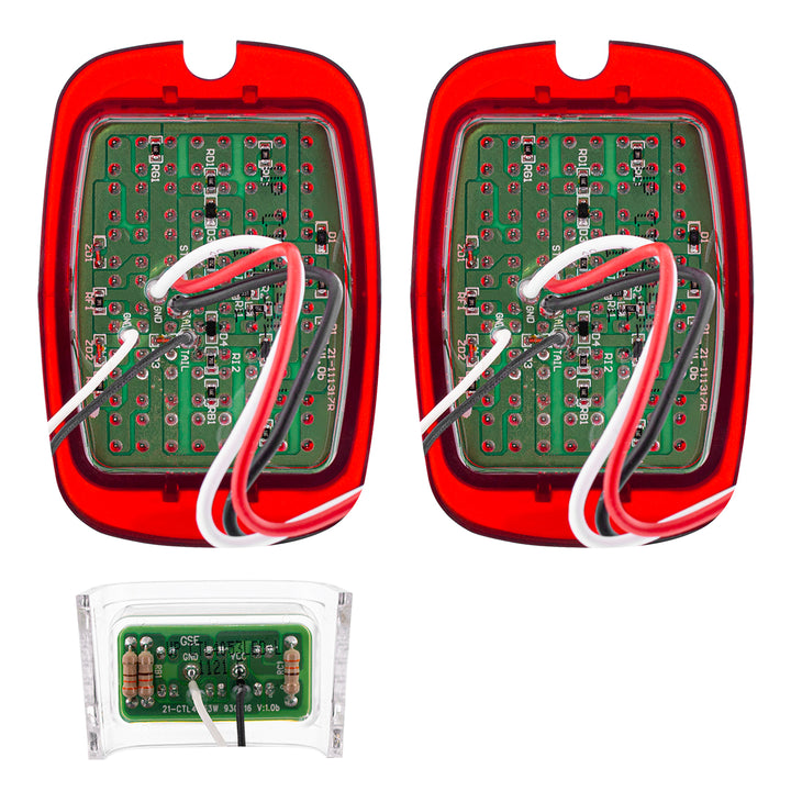27 LED Tail Light With 6 LED LP Light Set For Chevy Passenger Car (1937-1938) &amp; Truck (1940-1953) (Pair) - View 6