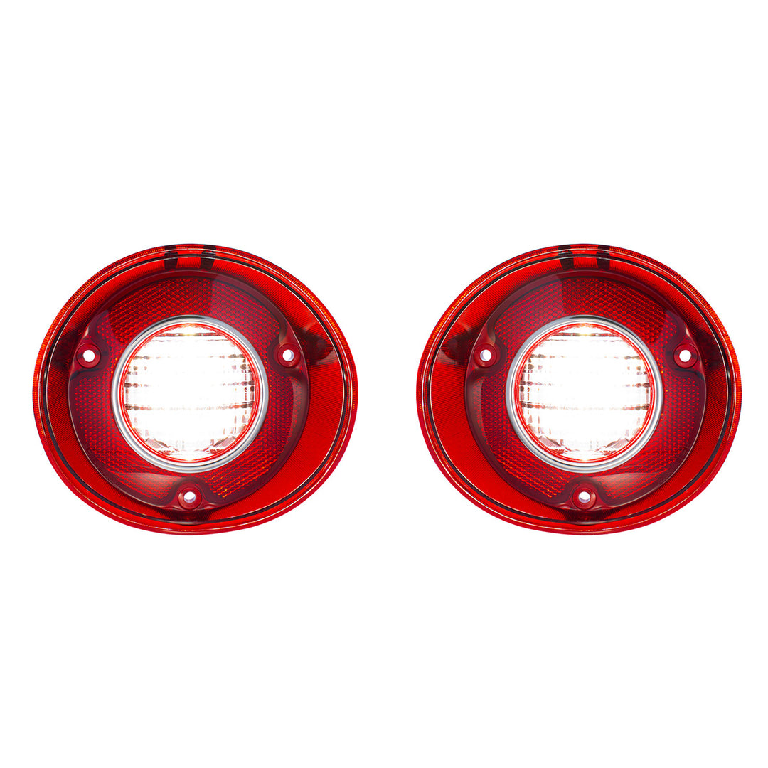 34 White LED Backup Light For 1972 Chevy Chevelle SS &amp; Malibu (Pair) - View 1