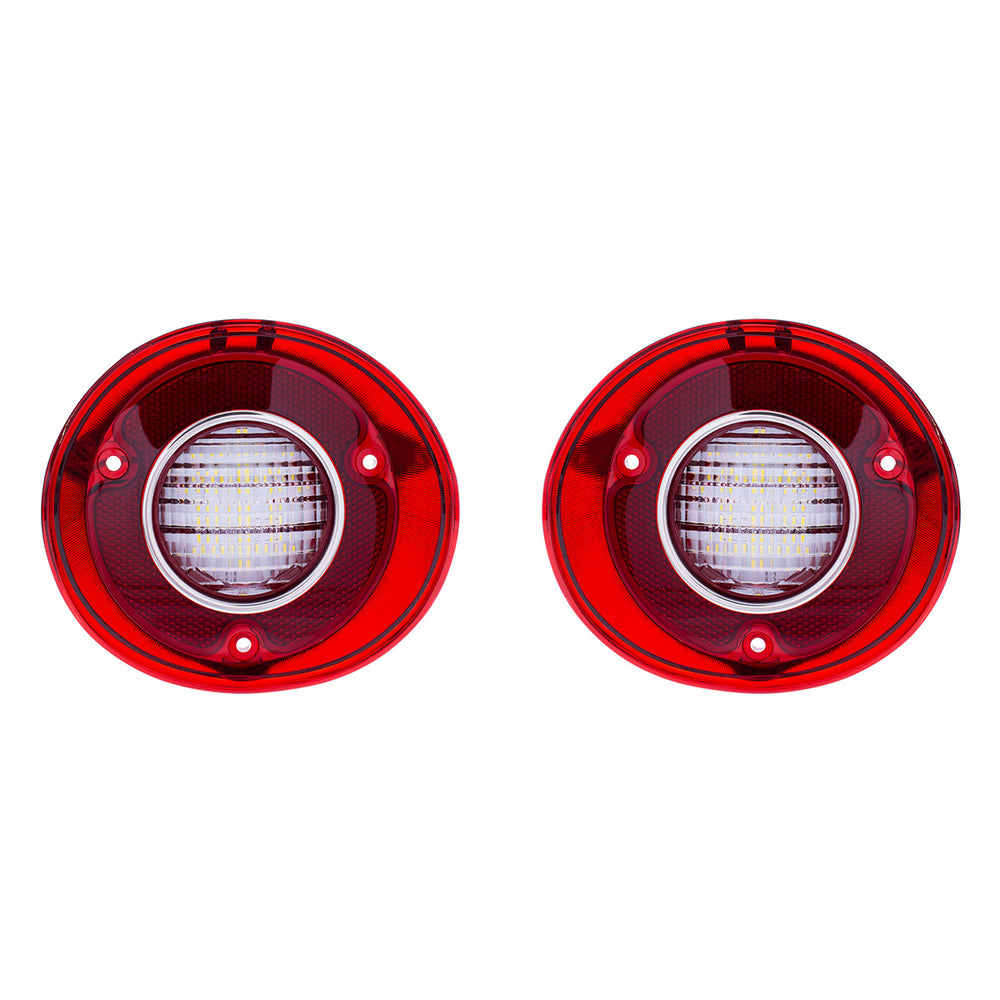 34 White LED Backup Light For 1972 Chevy Chevelle SS & Malibu (Pair) - View 2