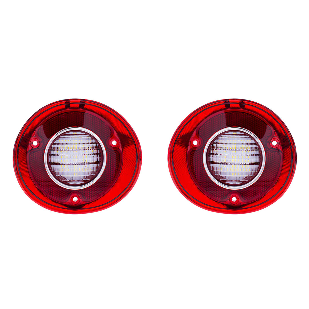 34 White LED Backup Light For 1972 Chevy Chevelle SS &amp; Malibu (Pair) - View 2