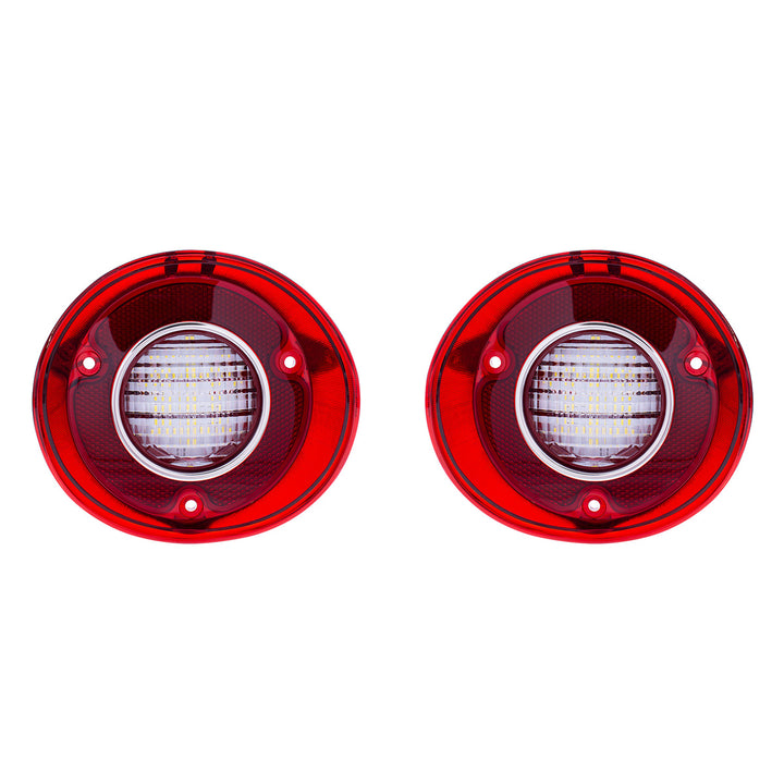 34 White LED Backup Light For 1972 Chevy Chevelle SS &amp; Malibu (Pair) - View 2