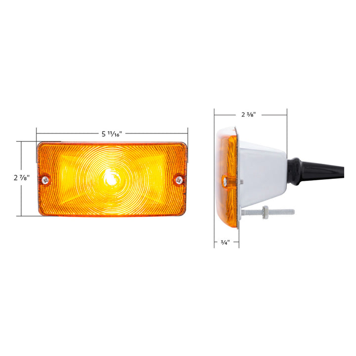 Parking Light For 1969-1977 Ford Bronco &amp; Truck (1959-64)-Amber Lens - View 11