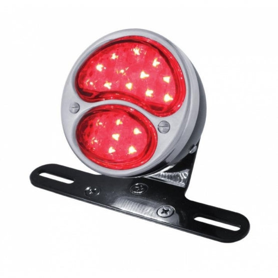 LED Black "DUO Lamp" Tail Light For Motorcycle - View 1