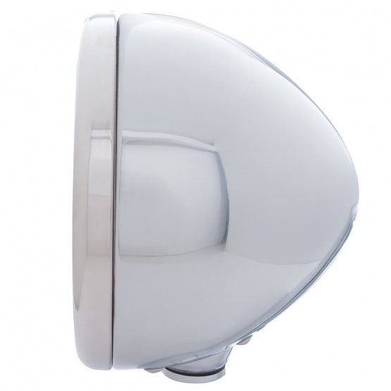 Stainless Steel "Classic" Headlight Housing - No Turn Signal - View 3