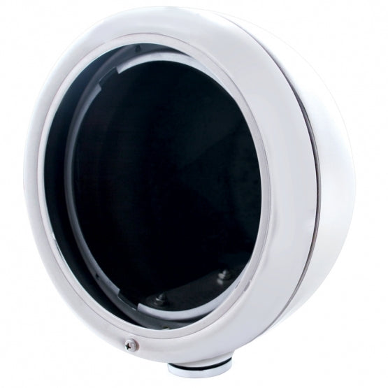Chrome "CLASSIC" Headlight Housing - No Turn Signal - View 1