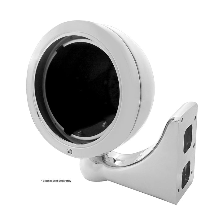 Stainless Steel "BULLET" Classic Headlight Housing - No Turn Signal - View 3