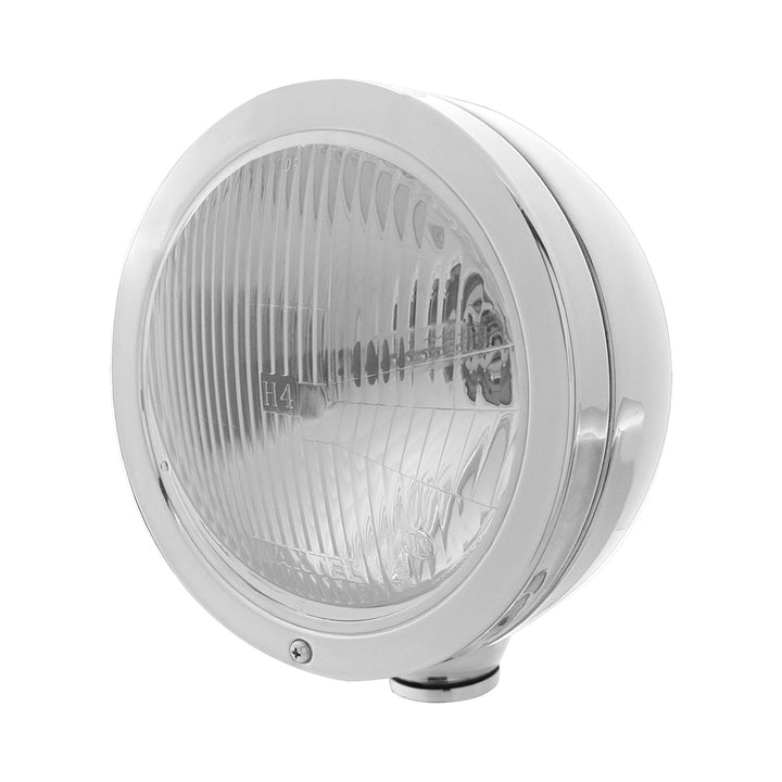 Stainless Steel "Bullet" Classic Headlight H4 Bulb - View 1