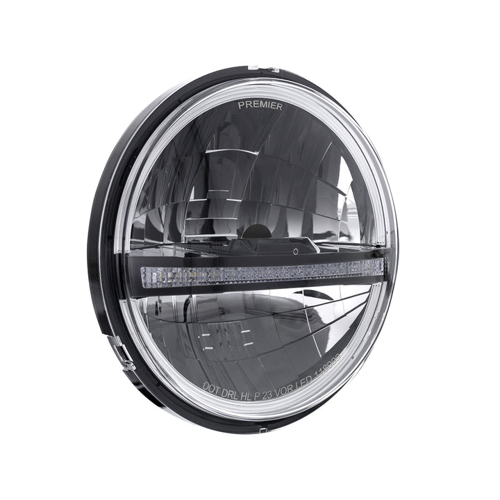 ULTRALIT - 20 High Power LED 5-3/4" Headlight With LED DRL/Position Light - Black - View 4