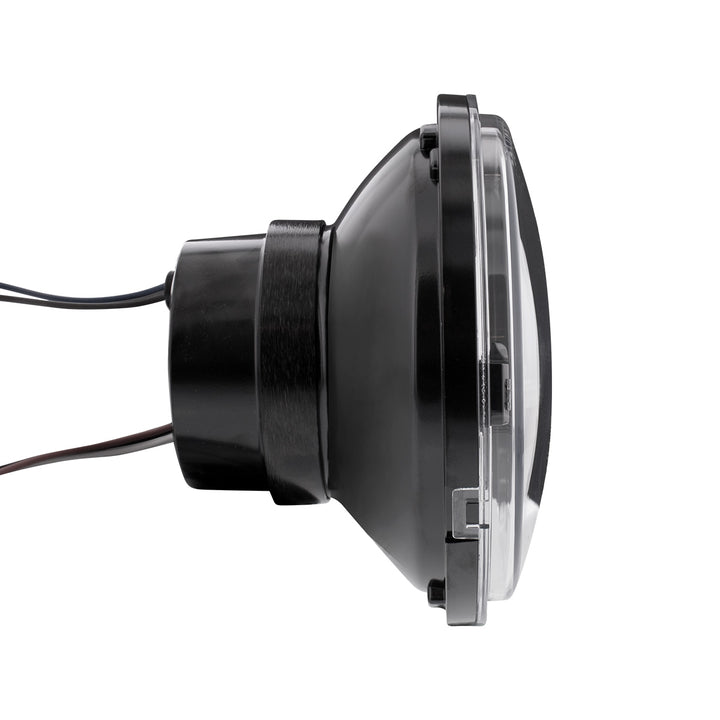 ULTRALIT - 20 High Power LED 5-3/4" Headlight With LED DRL/Position Light - Black - View 5