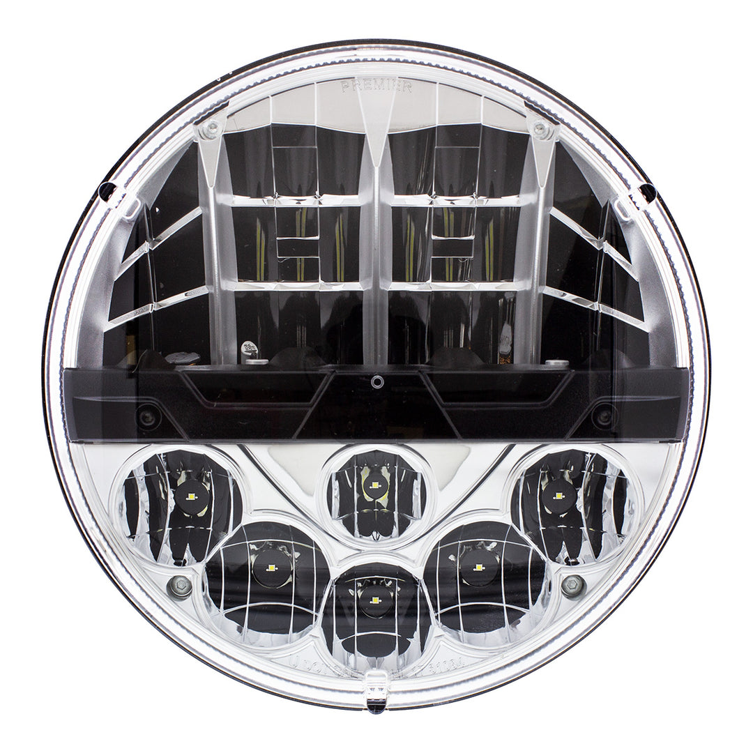 ULTRALIT - High Power LED 7" Headlight With Polycarbonate Lens &amp; Housing - View 1