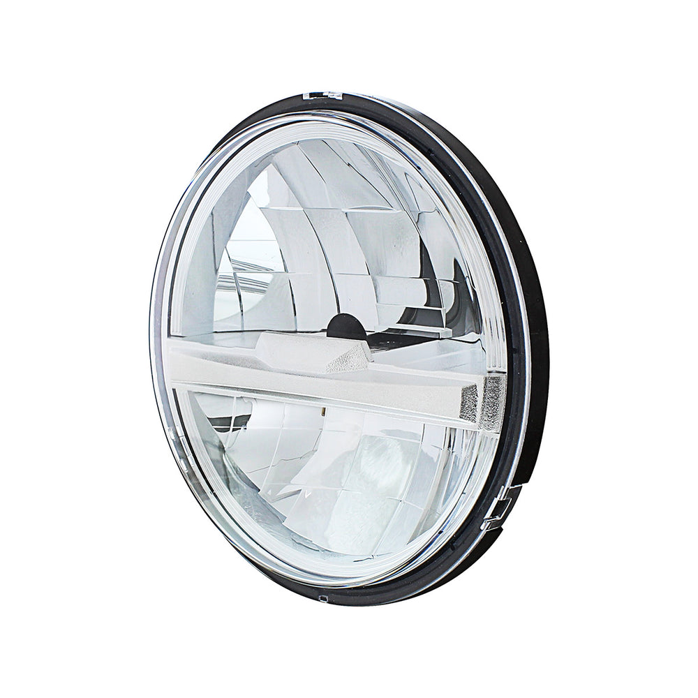 ULTRALIT - 8 High Power LED 5-3/4" Headlight - Silver - View 2