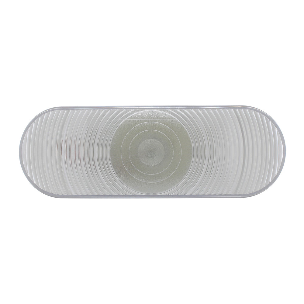 6" Oval Back-Up Light - Clear Lens - View 2