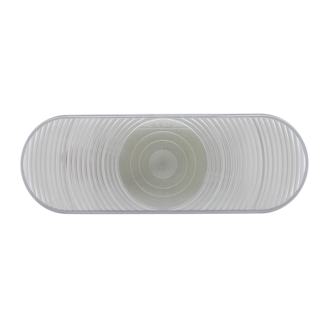 6" Oval Back-Up Light - Clear Lens - View 2