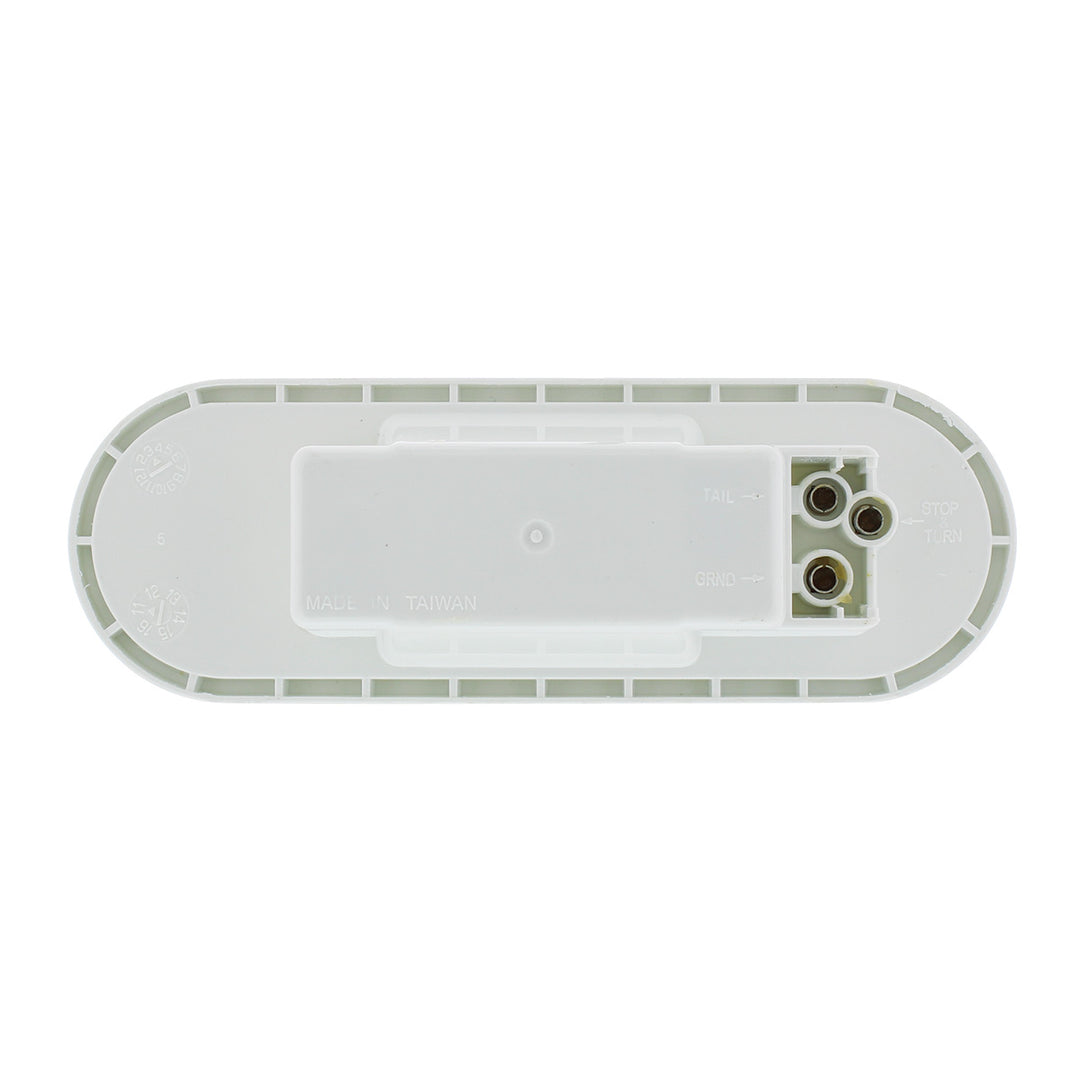 6" Oval Back-Up Light - Clear Lens - View 3
