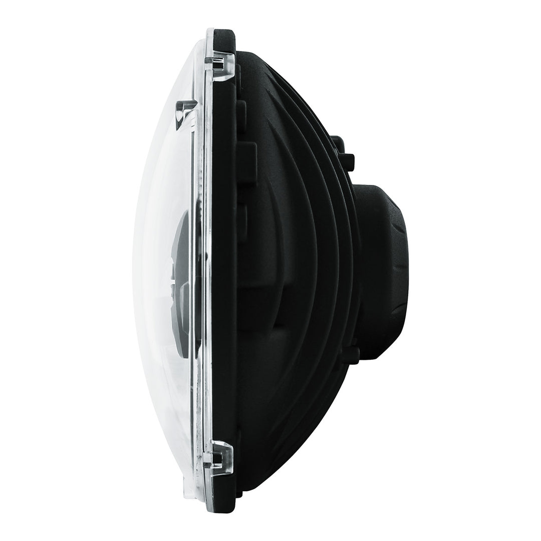 ULTRALIT - 5 High Power LED 7" Dual Function Headlight - Black - View 4