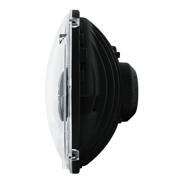 ULTRALIT - 5 High Power LED 7" Dual Function Headlight - Black - View 4