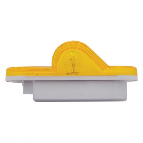 6" Oval Mid Trailer Turn Signal Light - Amber Lens - View 3
