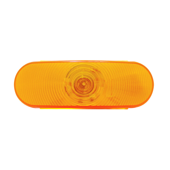 6" Oval Turn Signal Light - Amber Lens - View 2