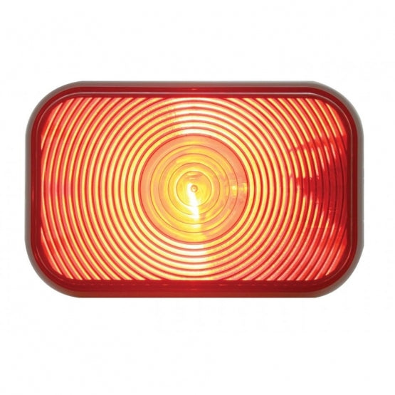 Rectangular Light (Stop, Turn &amp; Tail) - Red Lens - View 1