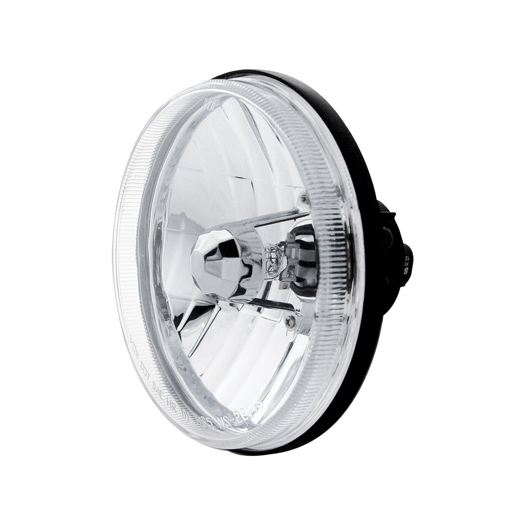 5-3/4" Crystal Headlight, Glass Lens - View 2