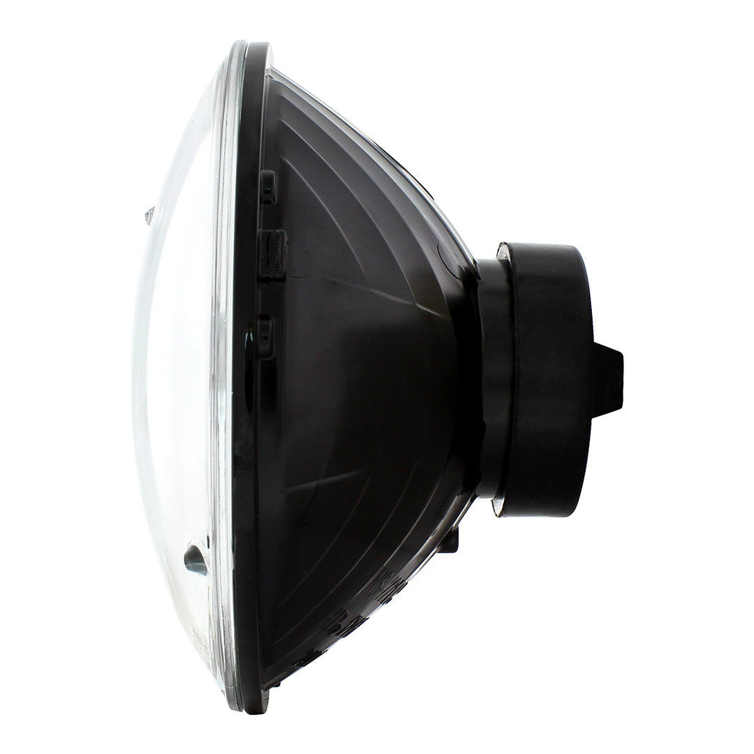 7" Crystal Headlight, Glass Lens - View 3