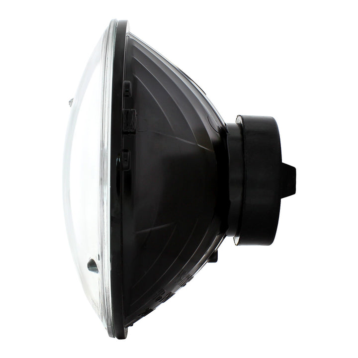 7" Crystal Headlight, Glass Lens - View 3