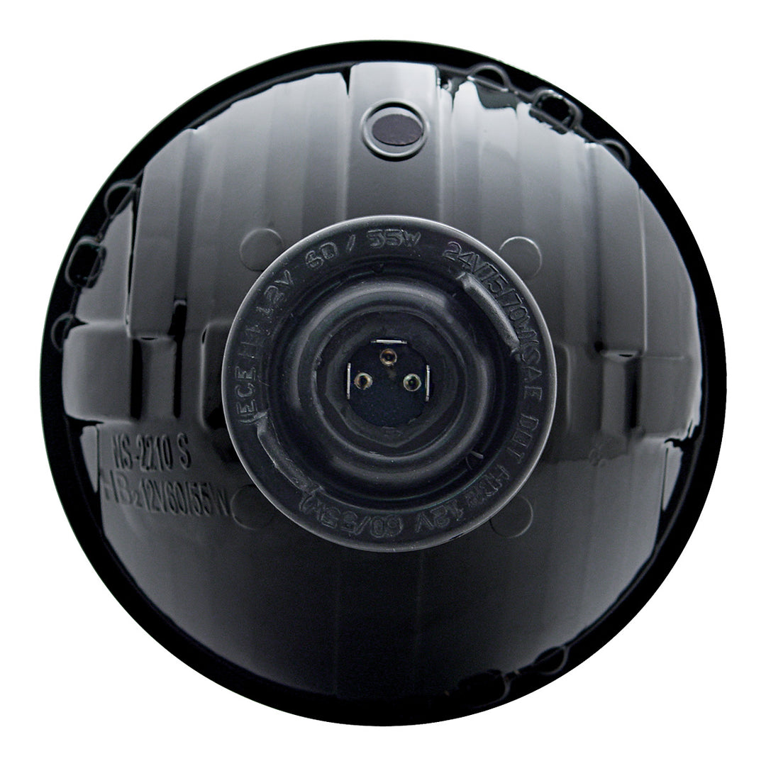 7" Crystal Headlight, Glass Lens - View 4