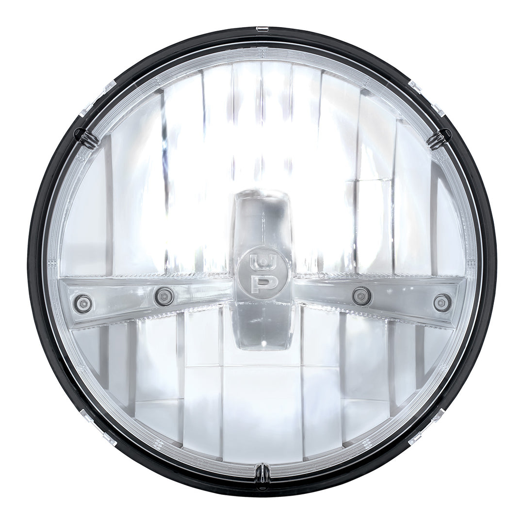 ULTRALIT - 5 High Power LED 7" Dual Function Headlight - Chrome - View 1