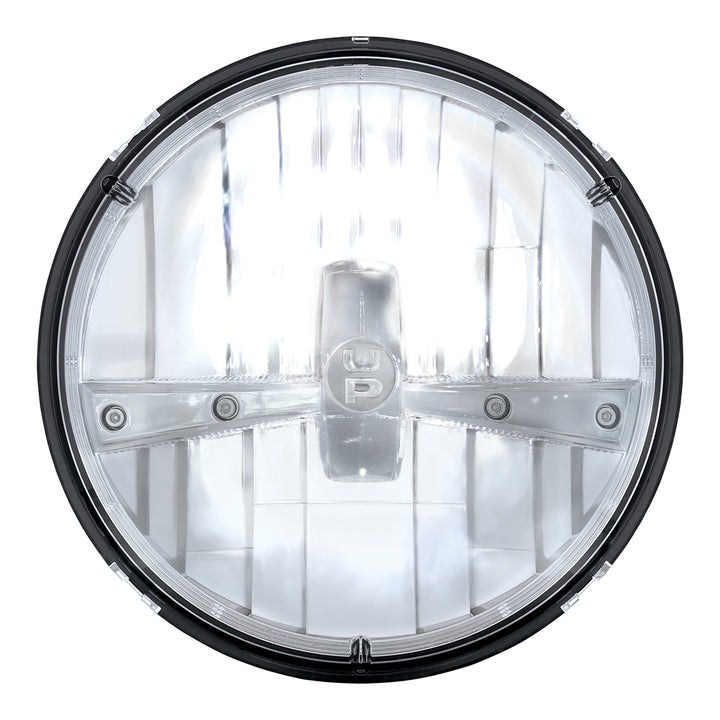 ULTRALIT - 5 High Power LED 7" Dual Function Headlight - Chrome - View 1