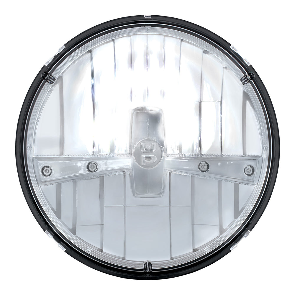 ULTRALIT - 5 High Power LED 7" Dual Function Headlight - Chrome - View 2