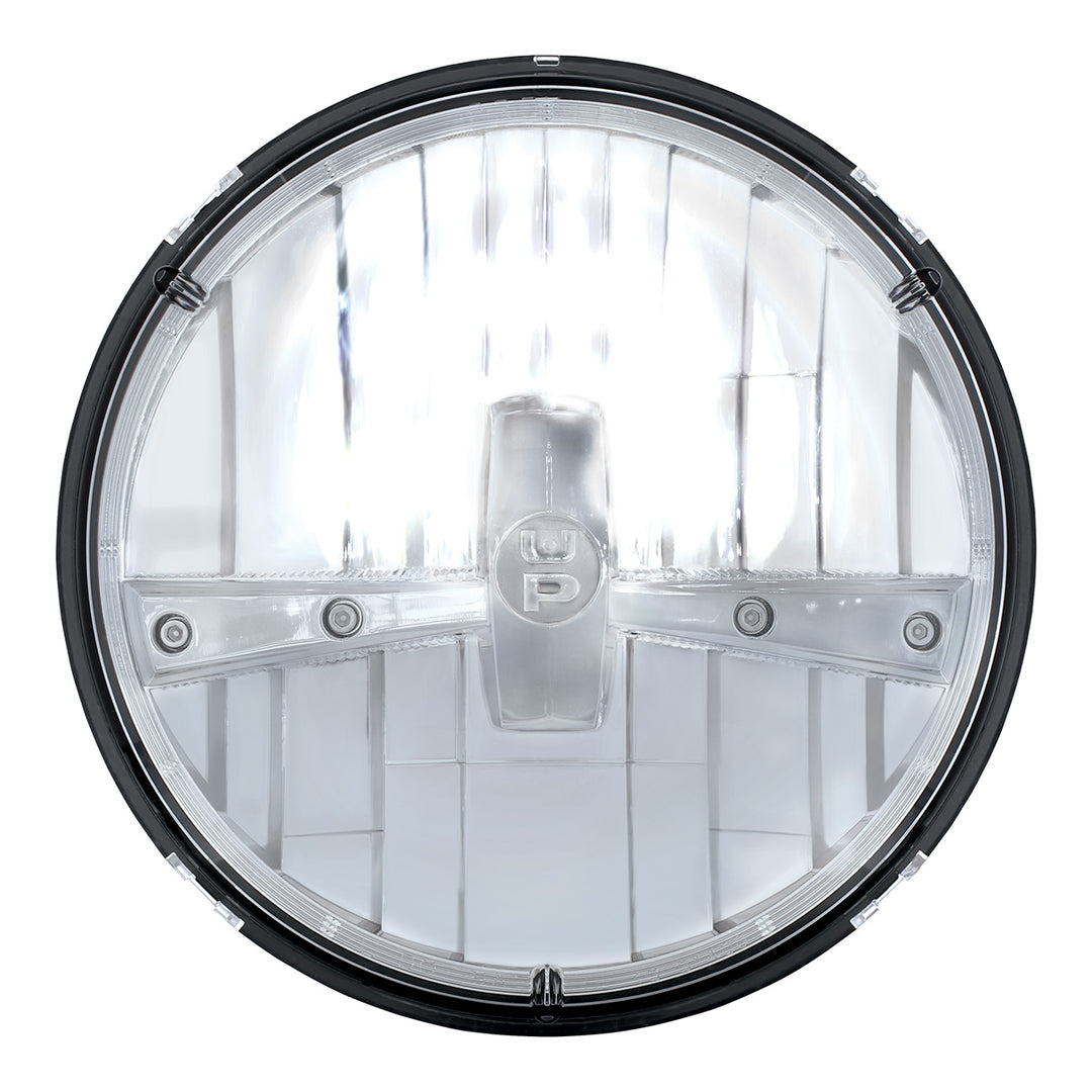 ULTRALIT - 5 High Power LED 7" Dual Function Headlight - Chrome - View 2