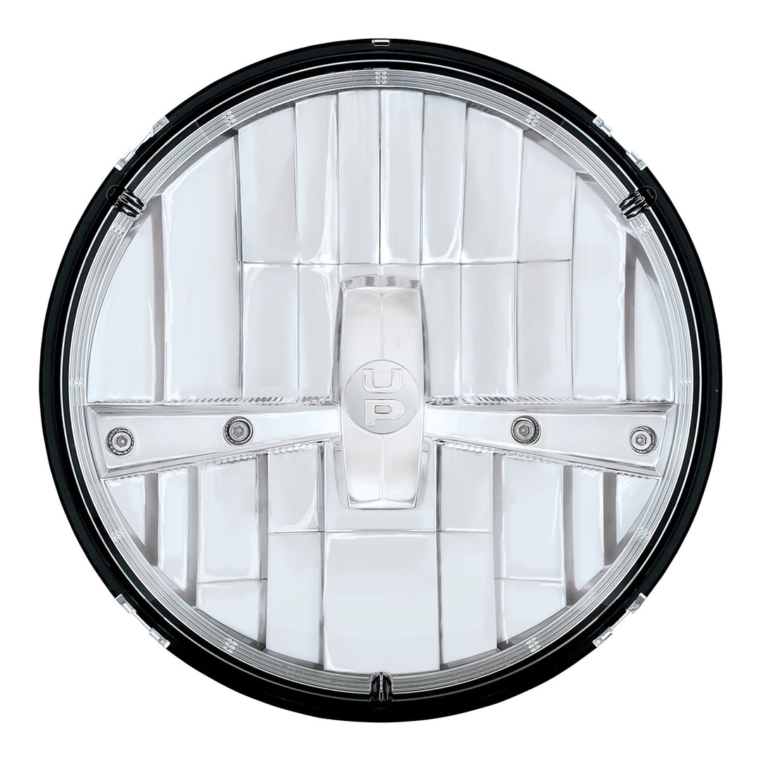 ULTRALIT - 5 High Power LED 7" Dual Function Headlight - Chrome - View 3